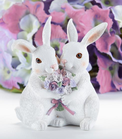 $13.00 Bunnies with Bouquet