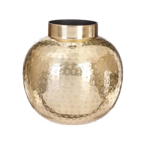 Live With It by Lora Hobbs Exclusives  Golden Vases Hammered Gold Round Vase $35.00