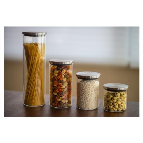 B.I.A. Cordon Bleu  Kitchen & Home Set of 4 Borosilicate Glass Storage Jars $65.00