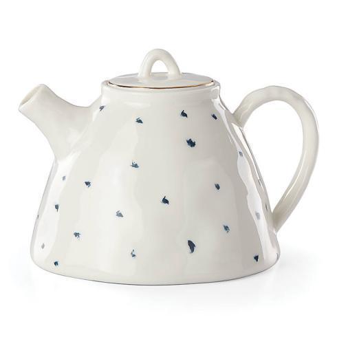 Lenox  Blue Bay Dot Teapot $50.00