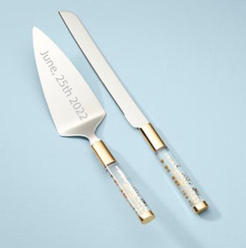 Lenox  Opal Innocence Flourish Engraved Cake Knife &amp; Server $104.00