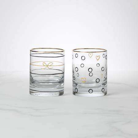 Kate Spade  Doodle Away Double Old Fashioned Set of 2 $30.00