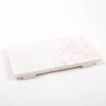 8 Oak Lane  Marble Serving Pieces Large White Marble Cheese Board $55.00