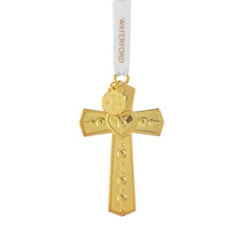 $50.00 Waterford: Golden Cross Ornament