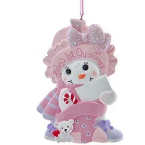 $8.00 Baby\'s 1st Christmas Snow Girl Ornament