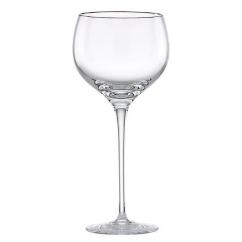 es Excellent Lenox Crystal SOLITAIRE-PLATINUM TRIM Wine Glass 