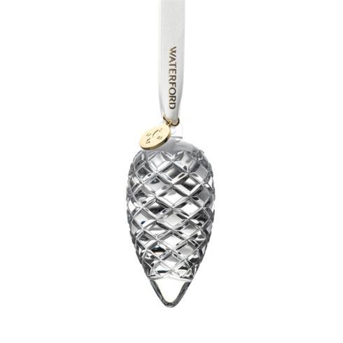 $70.00 Waterford: Pine Cone Crystal Ornament