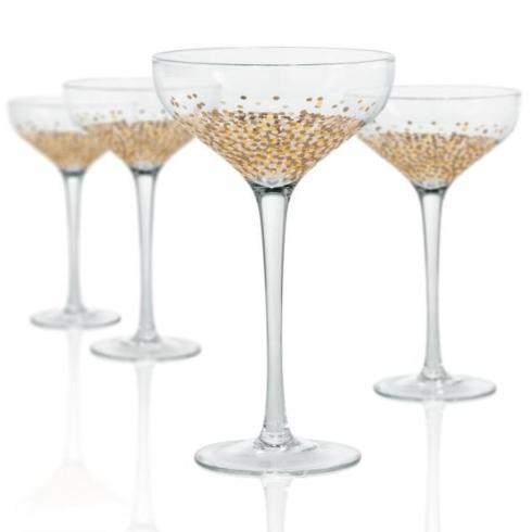 Artland  Ambrosia Coupe Cocktail / Champagne Glass, Set of 4 $42.00