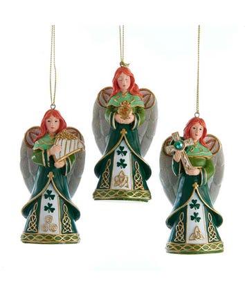 $30.00 Irish Angel Ornament, Set 3