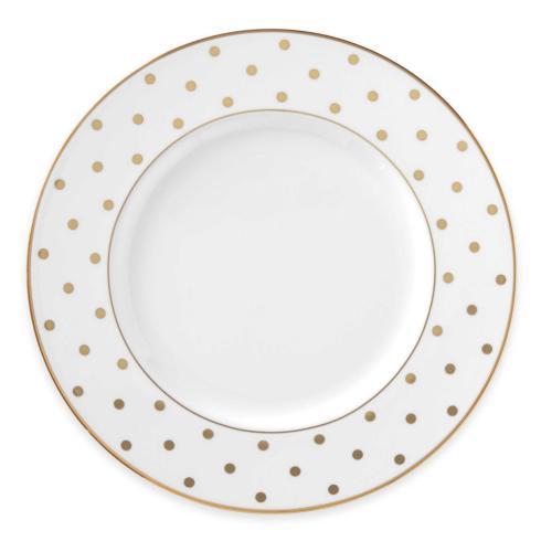 Kate Spade  Larabee Road Gold Accent Plate, 9" $55.00