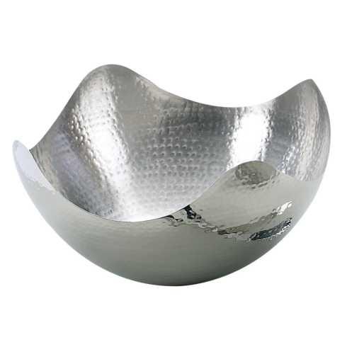 Elegance Hammered 20-1/2 by 14 by 9-Inch Stainless Steel Party Tub Leeber Limited USA 72623