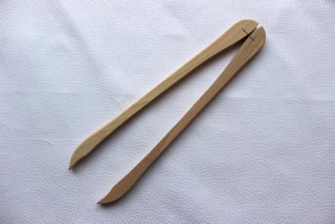 $15.00 Wood tongs - Roger Orfèvre  