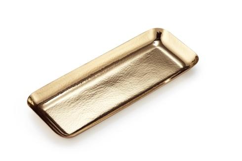 $145.00 El Dorado Brass Rect Serving Tray 6" x 17"