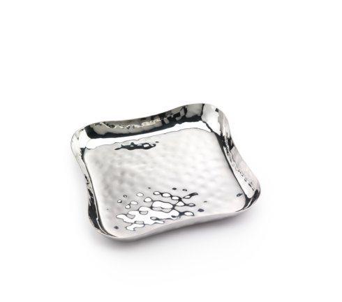 Blossom Stainless Sq Tray 9"  - $85.00