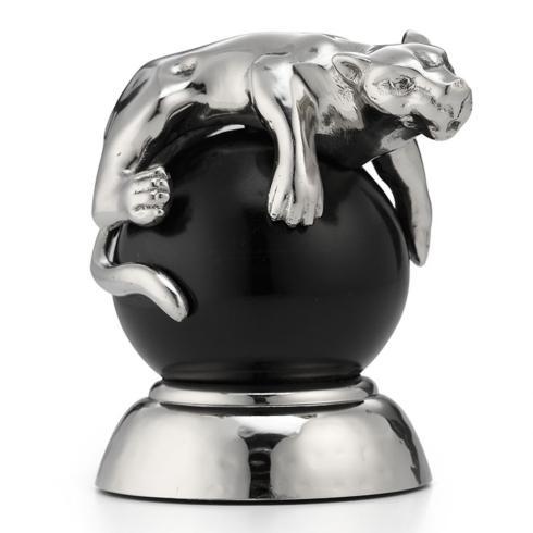 $55.00 Panther on Ball Paperweight