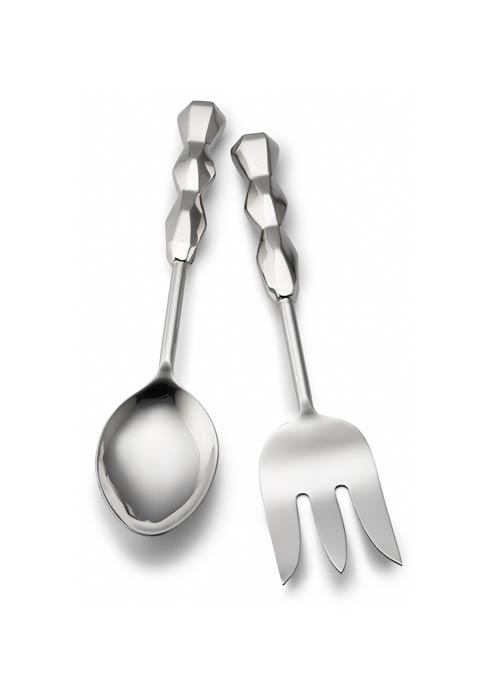 Mary Jurek  Ibiza Vegetable Spoon and Meat Fork Set w/Box