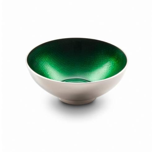 $40.00 Symphony Emerald Green Round Bowl