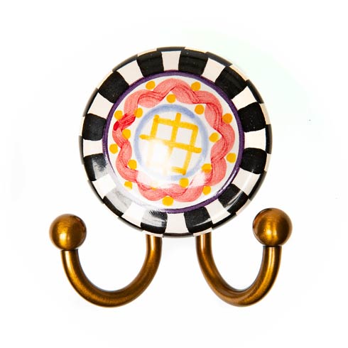 $48.00 Coventry Ceramic Knob Door Hook
