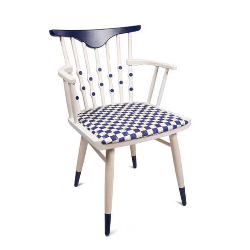 $1,195.00 Musical Chairs Armchair - Royal Check