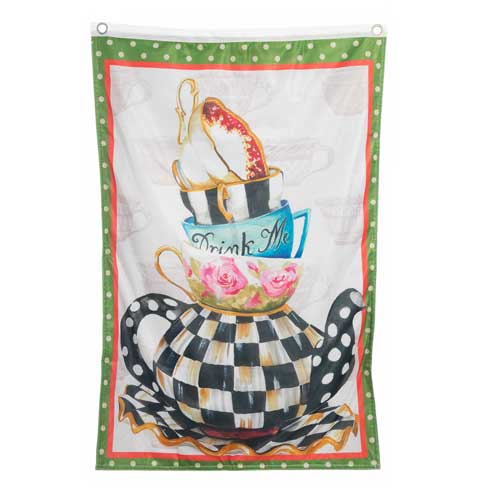 Stacking Teacups Flag - $58.00