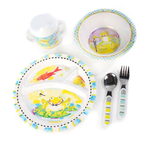 $48.00 Toddler\'s Dinnerware Set - Frog