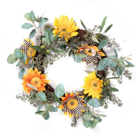 Sunny Blooms Wreath - $98.00