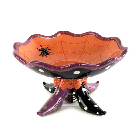 $258.00 Witch\'s Shoe Footed Bowl