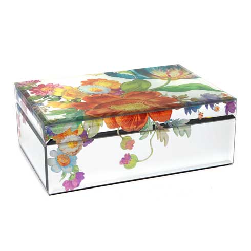 MacKenzie-Childs Flower Market Decor Reflections Jewelry Box $98.00