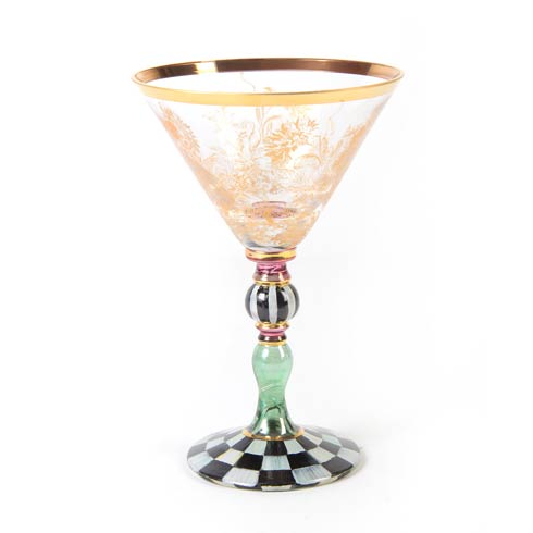 $92.00 Blooming Martini Glass