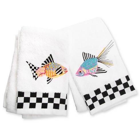 $75.00 Fantasia Fish Hand Towels - Set of 2