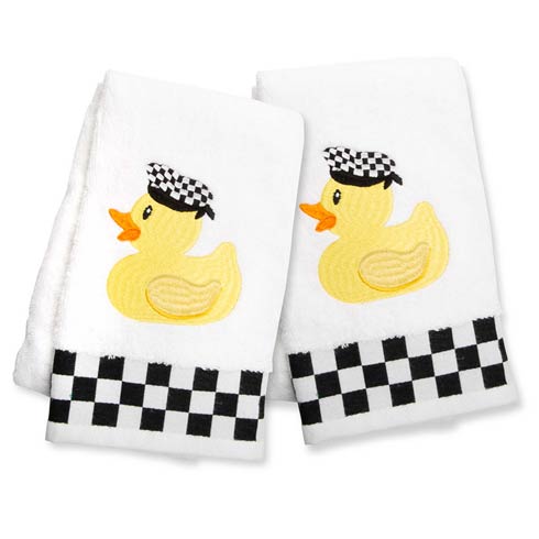 $75.00 Rubber Ducky Hand Towels - Set of 2