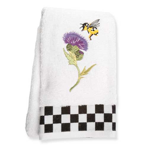 $38.00 Thistle & Bee Hand Towel