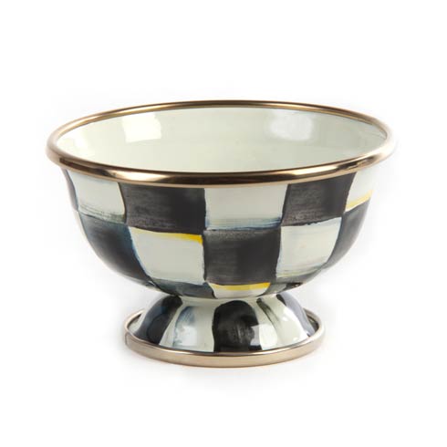 MacKenzie-Childs Courtly Check Tabletop Enamel Little Sugar Bowl $52.00