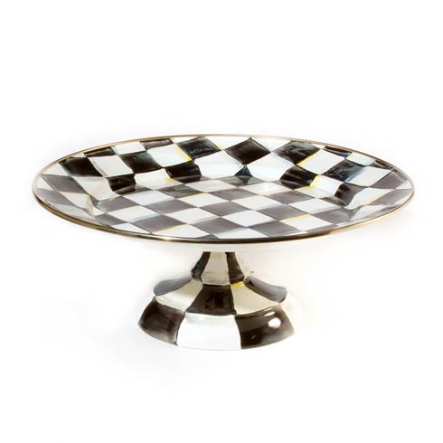 $108.00 Enamel Pedestal Platter - Small