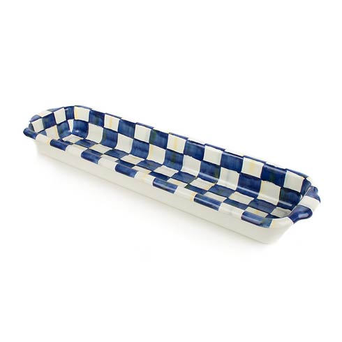 MacKenzie-Childs Royal Check Tabletop Baguette Dish $108.00