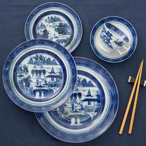 Mottahedeh  Blue Canton 5Pc Place Setting $220.00