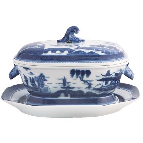 Mottahedeh  Blue Canton Octagonal Tureen&Stand $915.00
