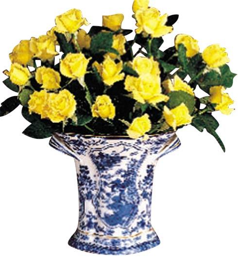 Mottahedeh  Blue Canton Bough Vase $540.00
