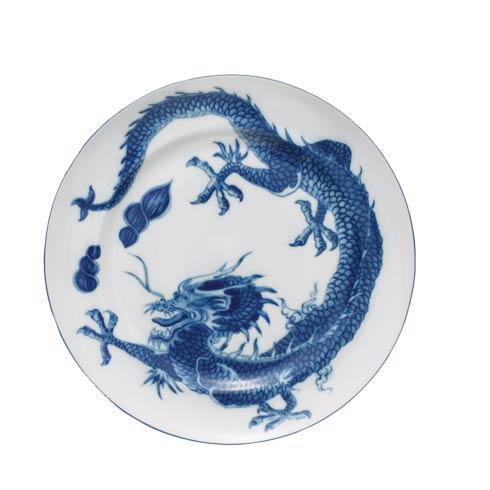 Mottahedeh Dragon Blue Dragon Dessert Plate With Center $60.00