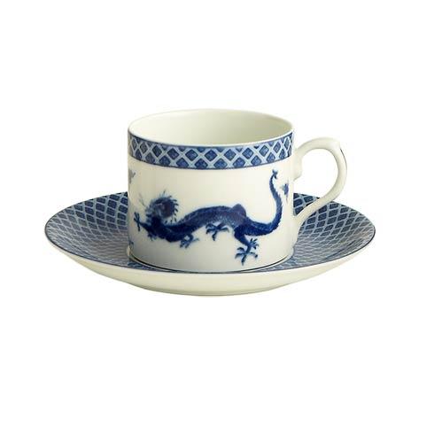 Mottahedeh Dragon Blue Dragon Can Cup & Saucer $65.00