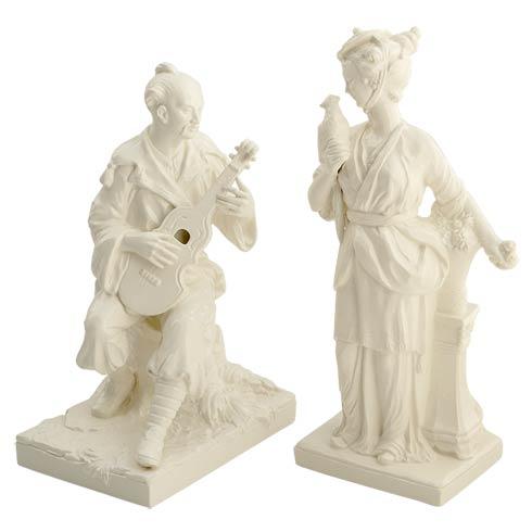 $855.00 Man & Woman Figurines, Pair