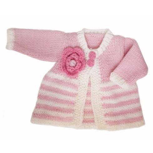 $40.00 Parfait Pink Sweater 0-6mos