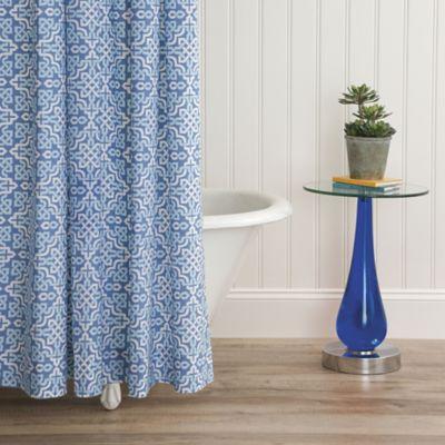 $125.00 Lennox Blue Shower Curtain