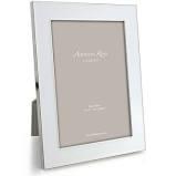 $58.00 4X6 White Enamel & Silver Wide Frame