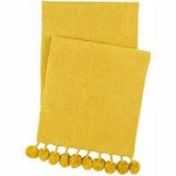 $142.00 Bauble Chenille Gold Throw