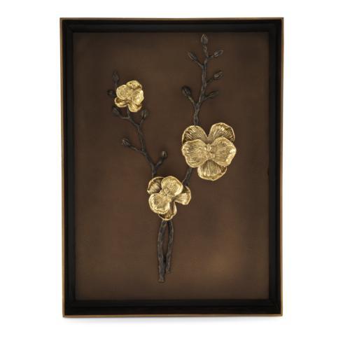 $0.00 Gold Orchid Shadow Box