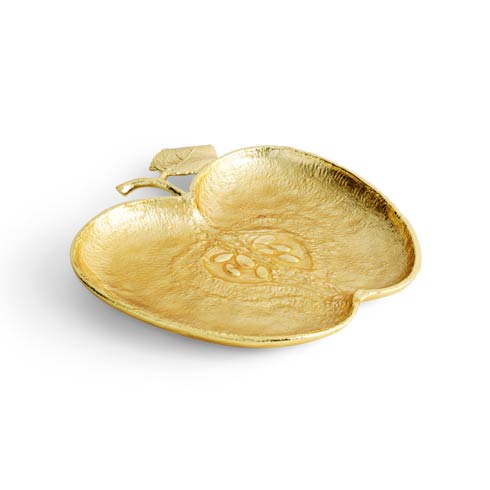 $125.00 Apple Plate Gold