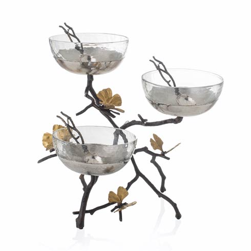 $700.00 Triple Bowl Set with Spoons
