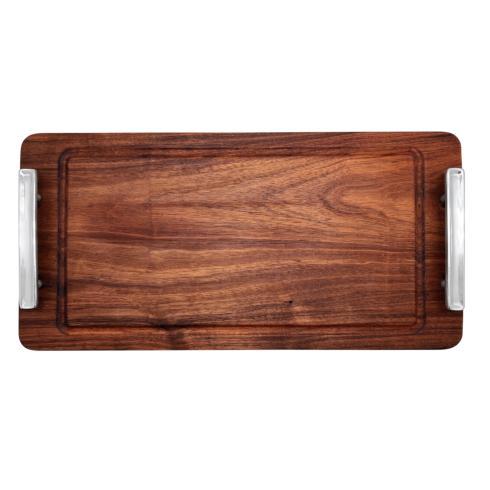 $134.00 Handled Dark Wood Tray