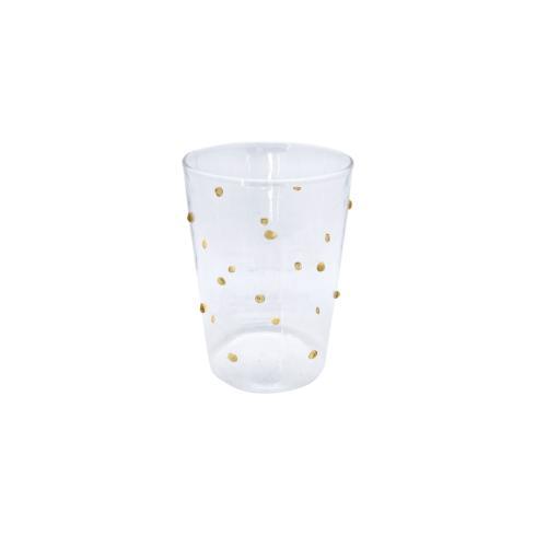 $26.00 Gold Dotty Double Old Fashion Glass